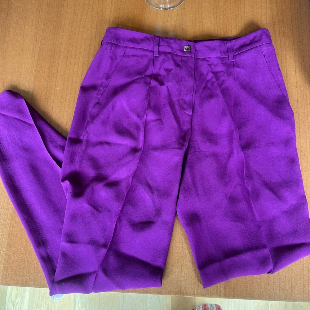 Versace Magenta/Purple Slacks